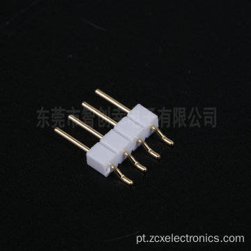 Conector de pino horizontal branco de 2,54 mm 4p
